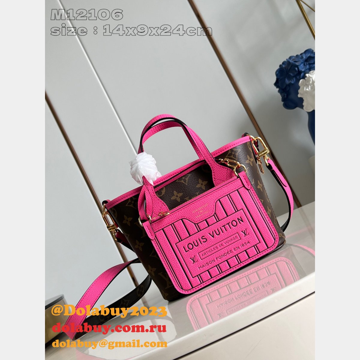 Louis Vuitton 1:1 Mirror Neverfull Bandoulière Inside M12099 Bag