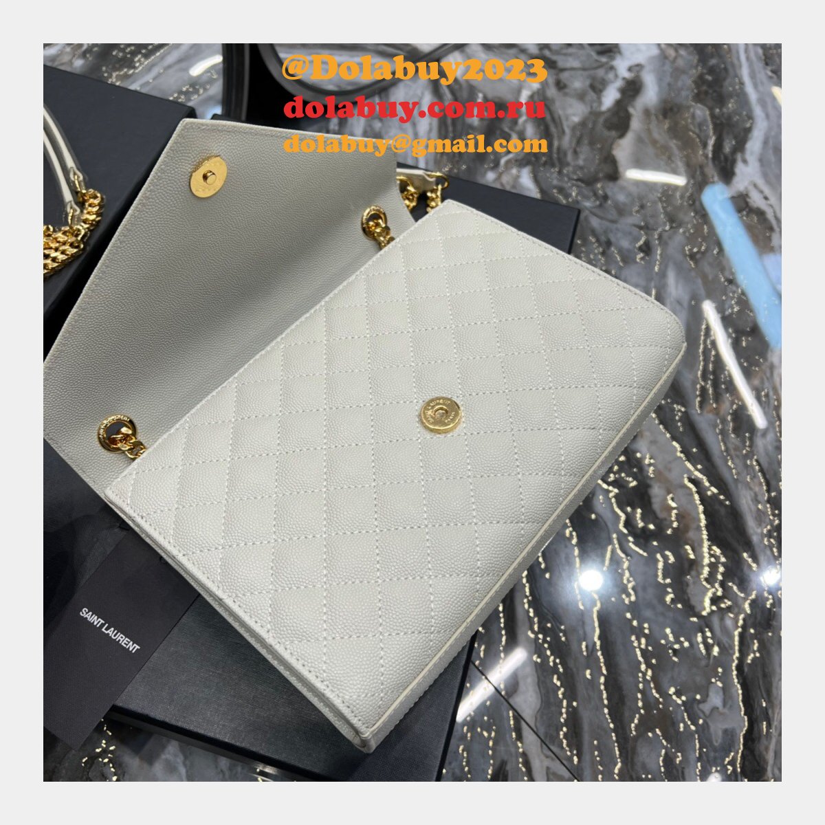 Best YSL Replica Saint Laurent Envelope Chain Bag