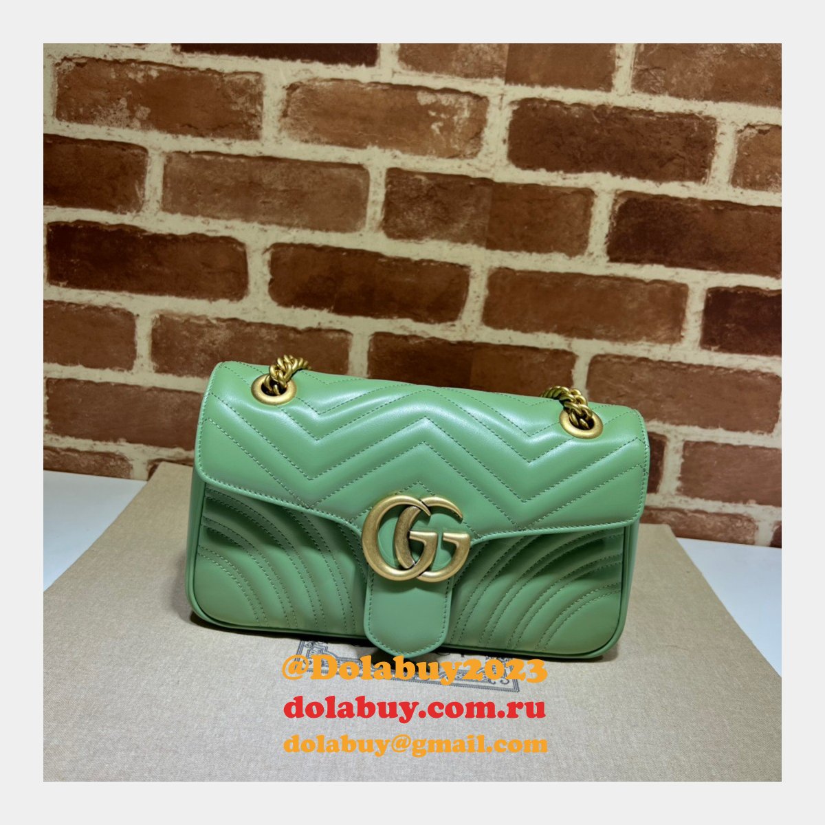 7 star G*u*i aaa replica 443497 gg marmont shoulder bag