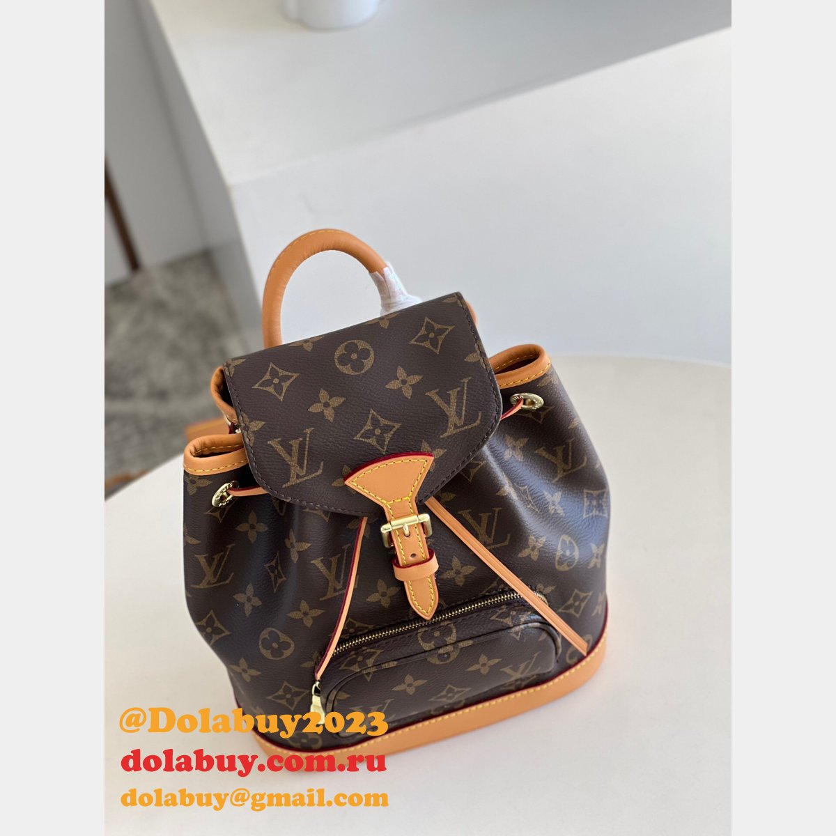 UK Louis Vuitton Best Montsouris Backpack Mini M51137 Brown Canvas