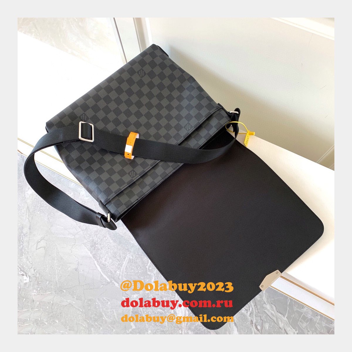 Louis Vuitton Luxury District MM Damier Graphite Canvas N40350 Greys