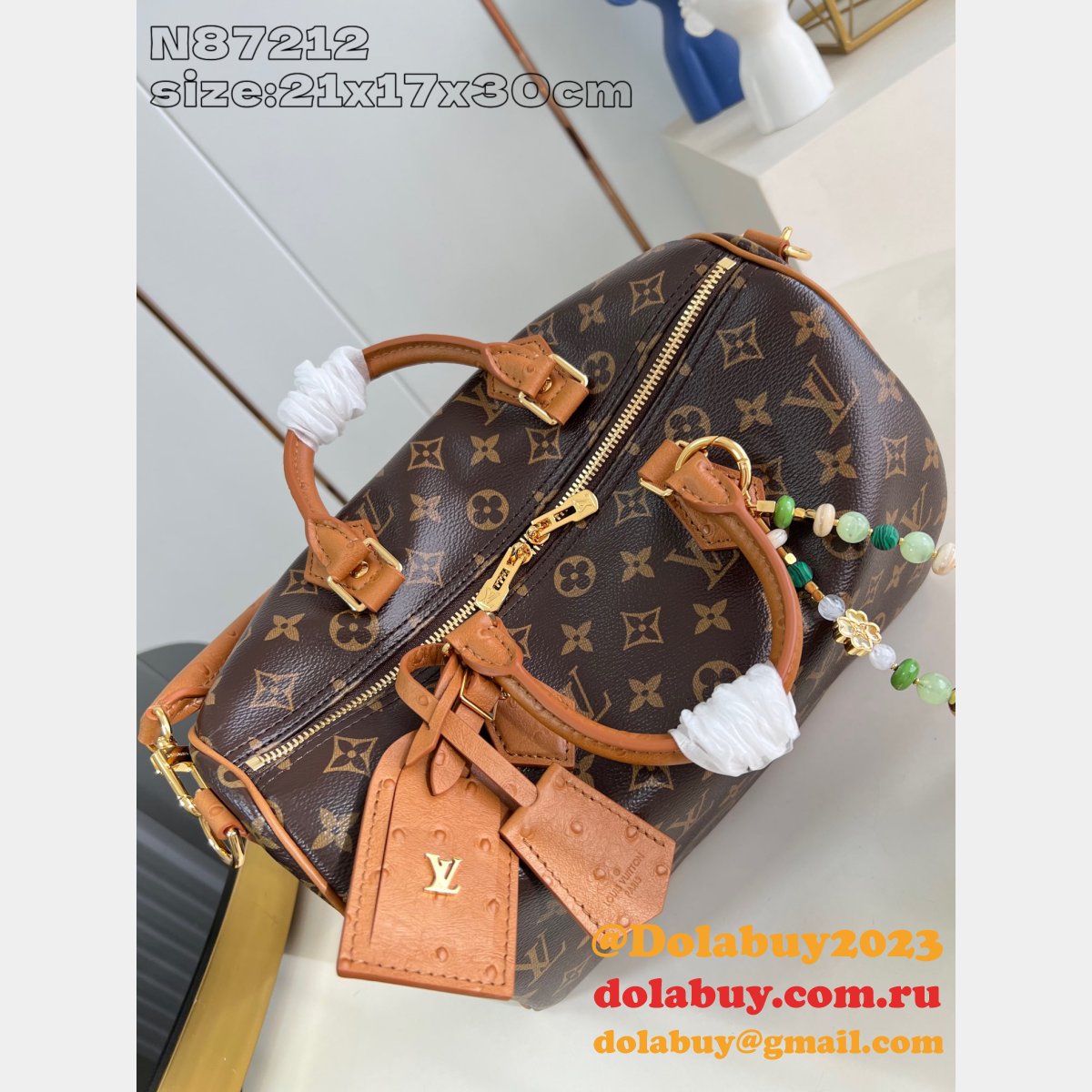 Louis Vuitton N87212/M11945 Speedy Soft 30 Crafty/Boho Knockoff Bags