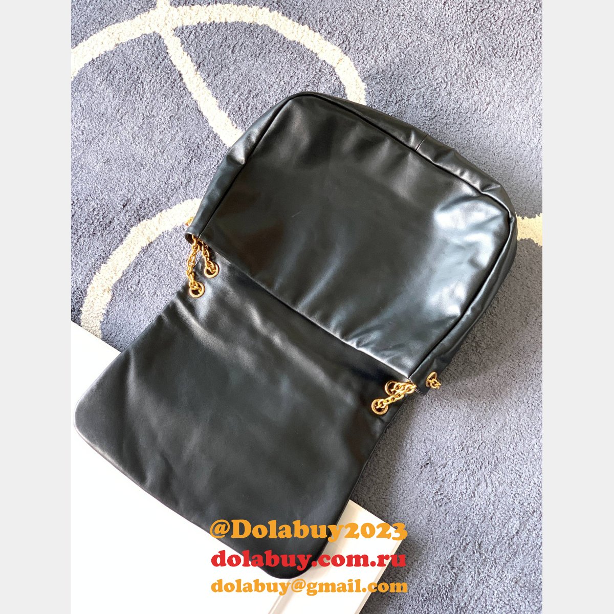 Top Quality Replica Saint Laurent Jamie 742431 Black Tote Bag