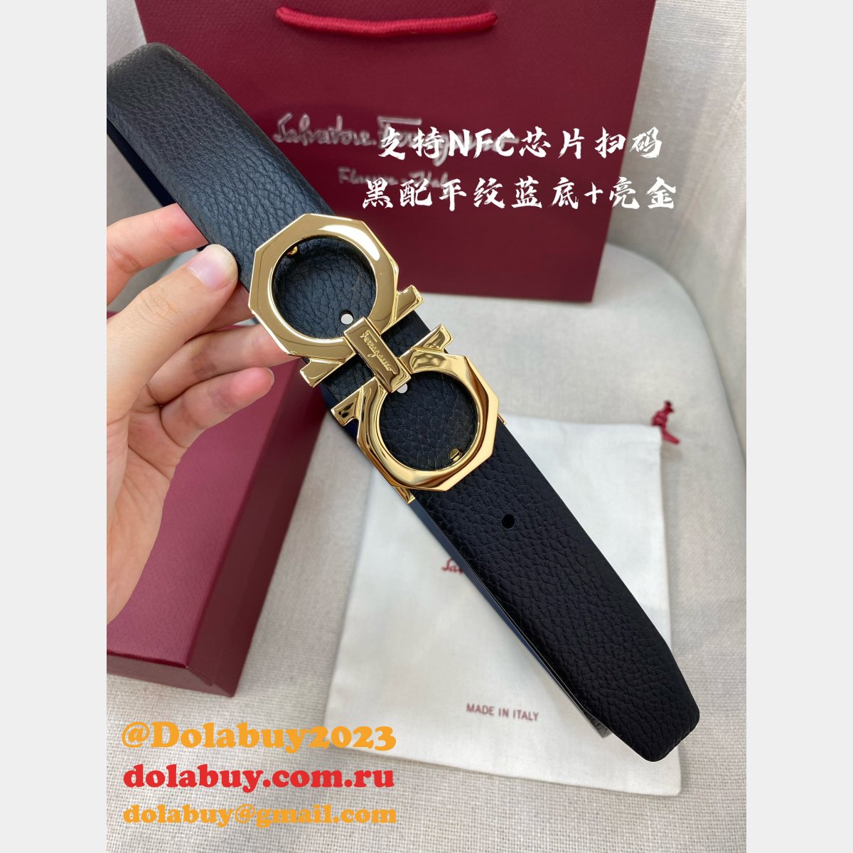 Designer FERRAGAMO BELT 35MM Best Replica