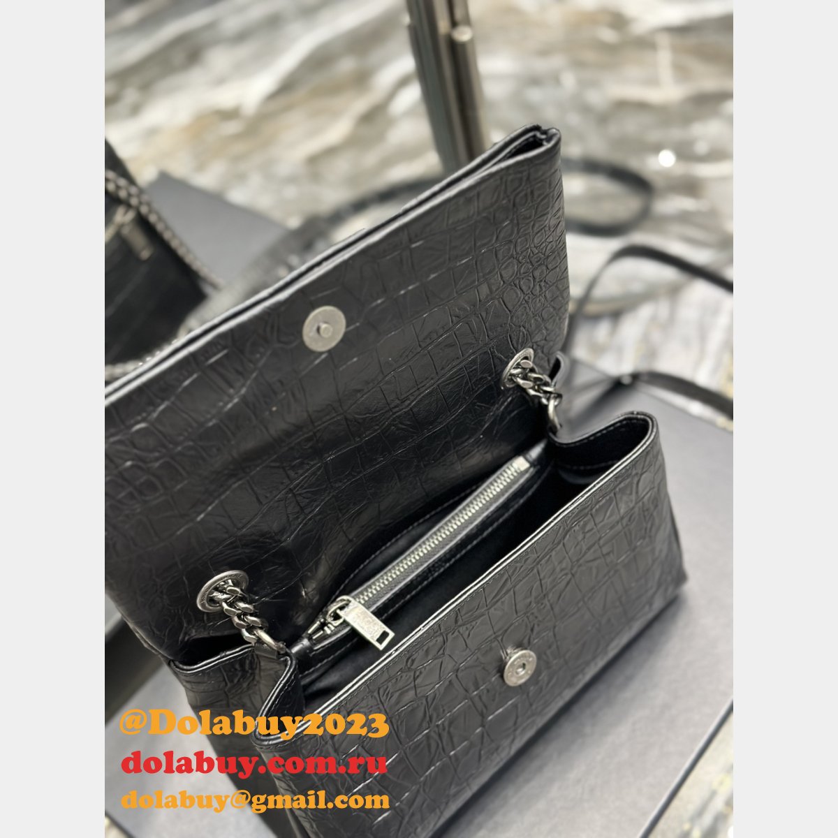 YSL Duplicate 738820/738819 West Hollywood Shoulder AAA+ Bag