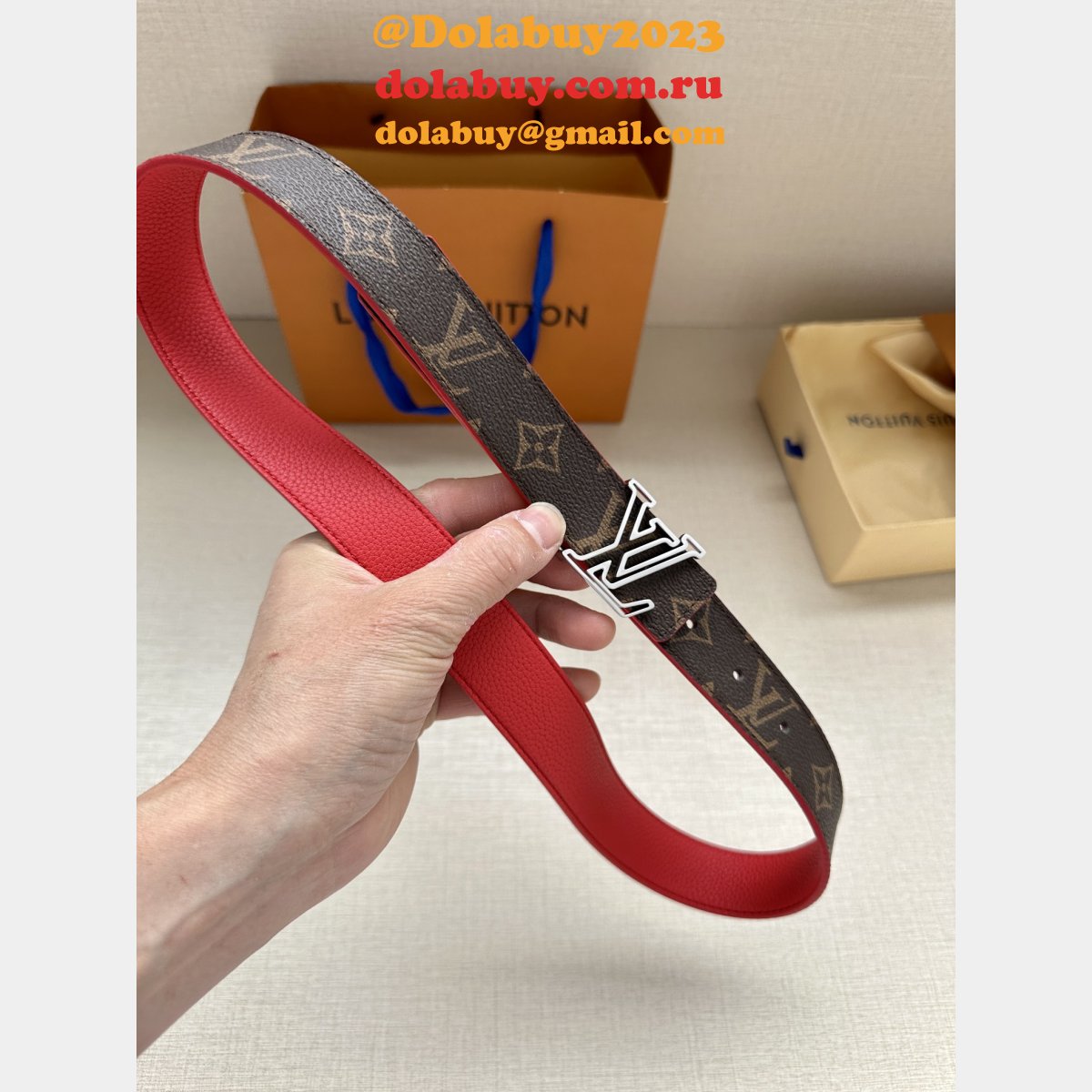 Top Quality Fake LOUIS VUITTON BELT Cheap 30MM