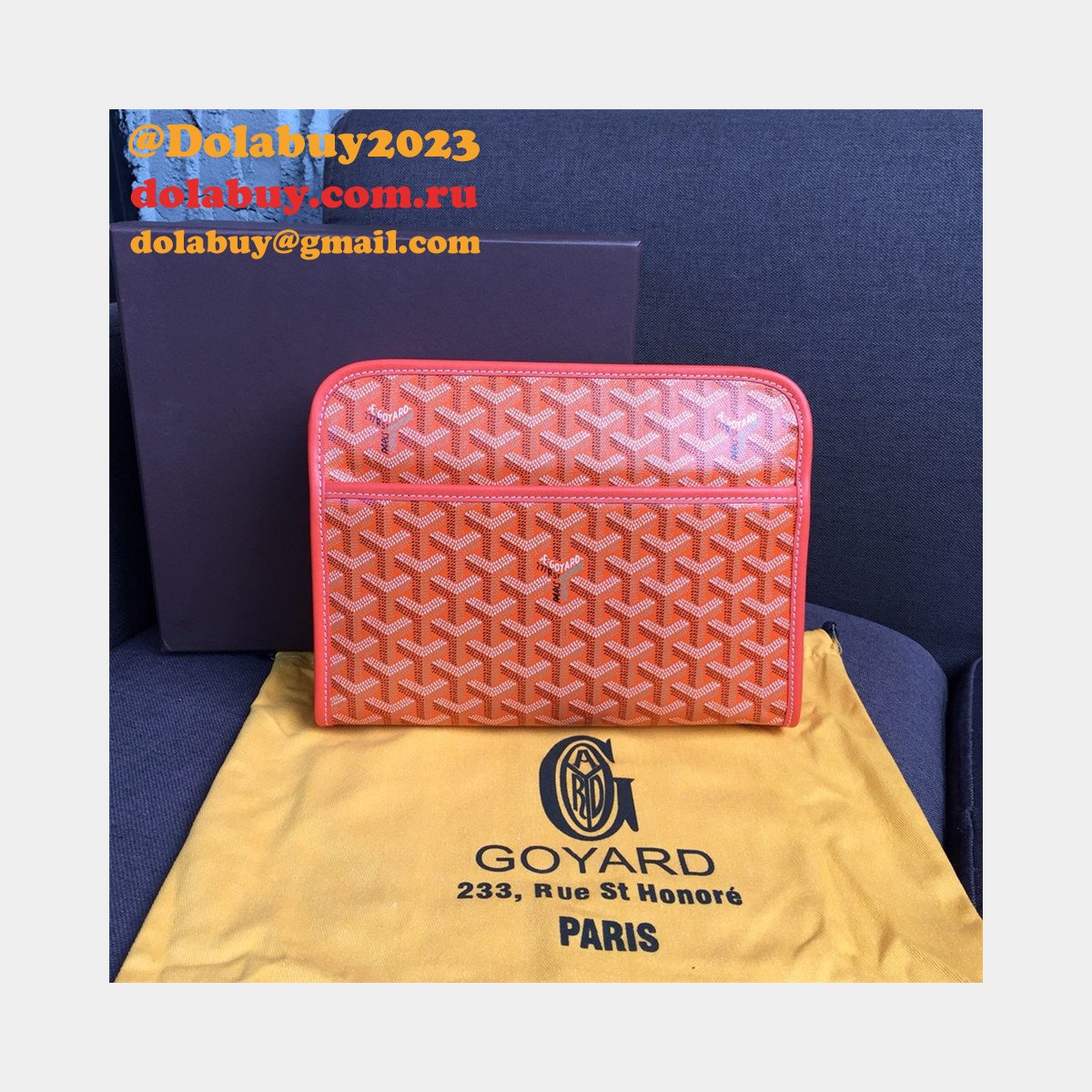 Top Quality Goyard Multi-Color Cosmetic toiletry bag