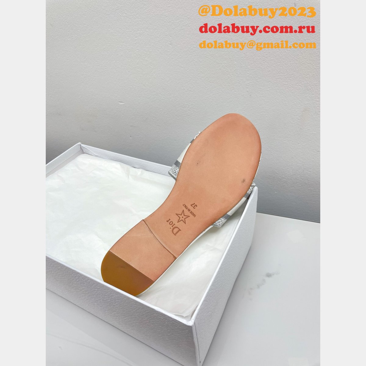 Knockoff 1:1 Mirror DIOR Dway Slide