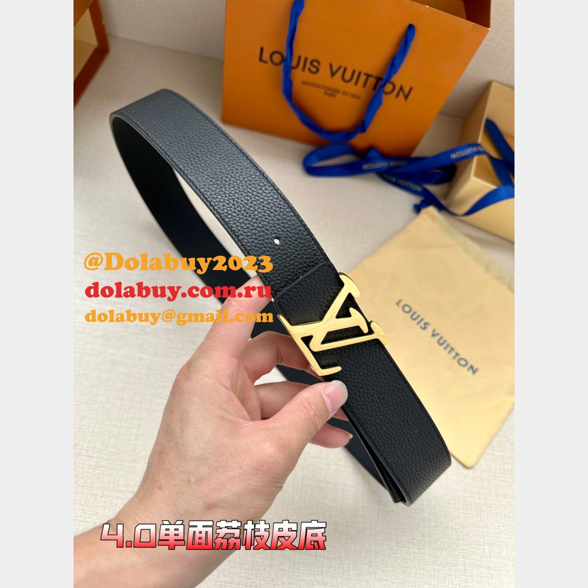 Replica Top Quality LOUIS VUITTON BELT 40MM