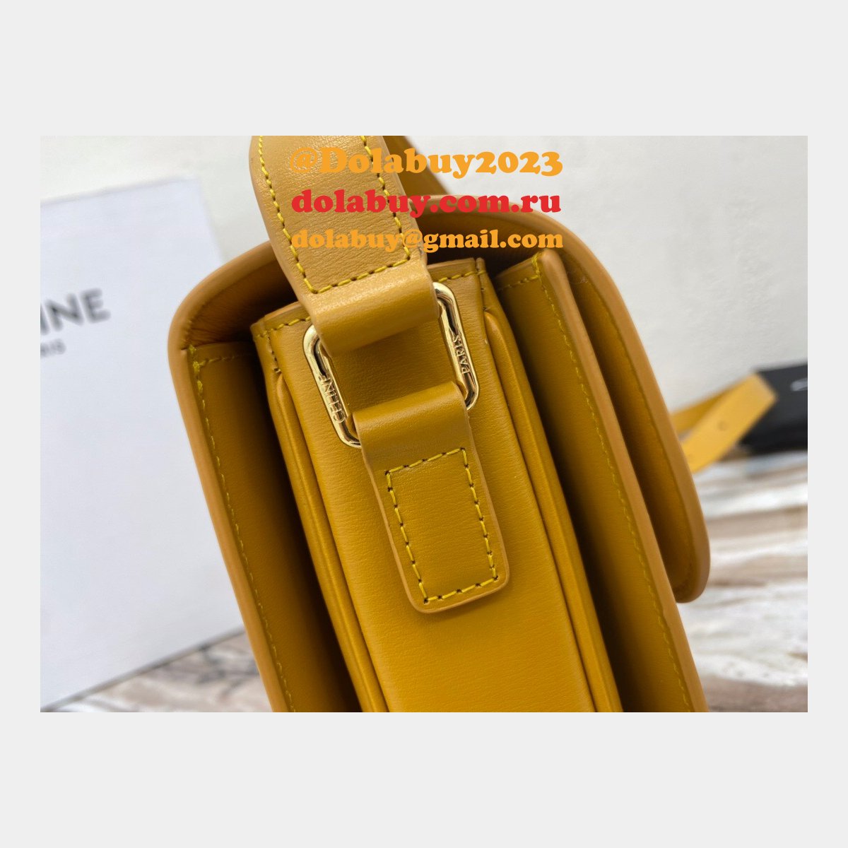 The Best Celine 1:1 Mirror Triomphe Replica Dolabuy 22cm Bag