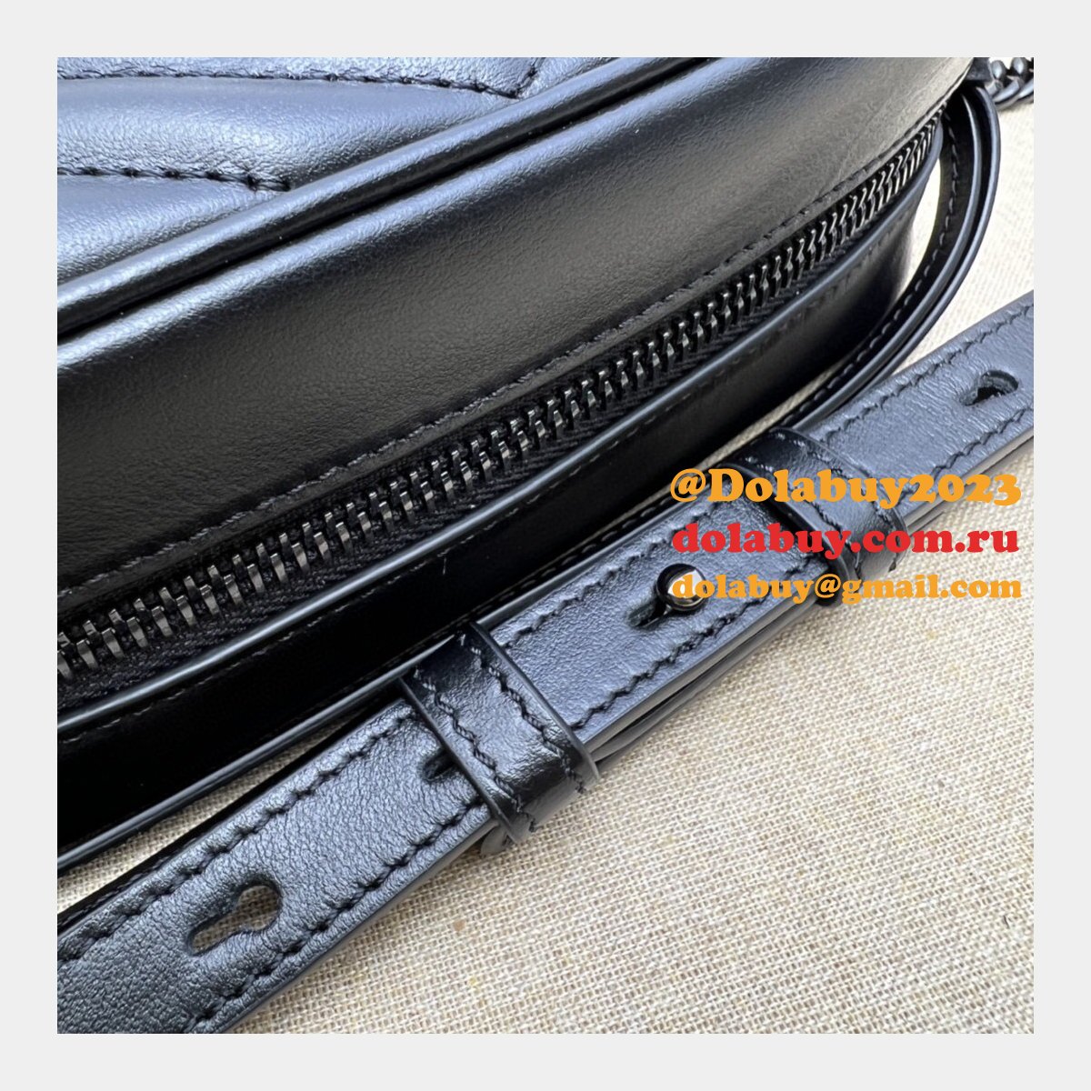 designer G*u*i luxury camera 634936 gg marmont mini shoulder black bag