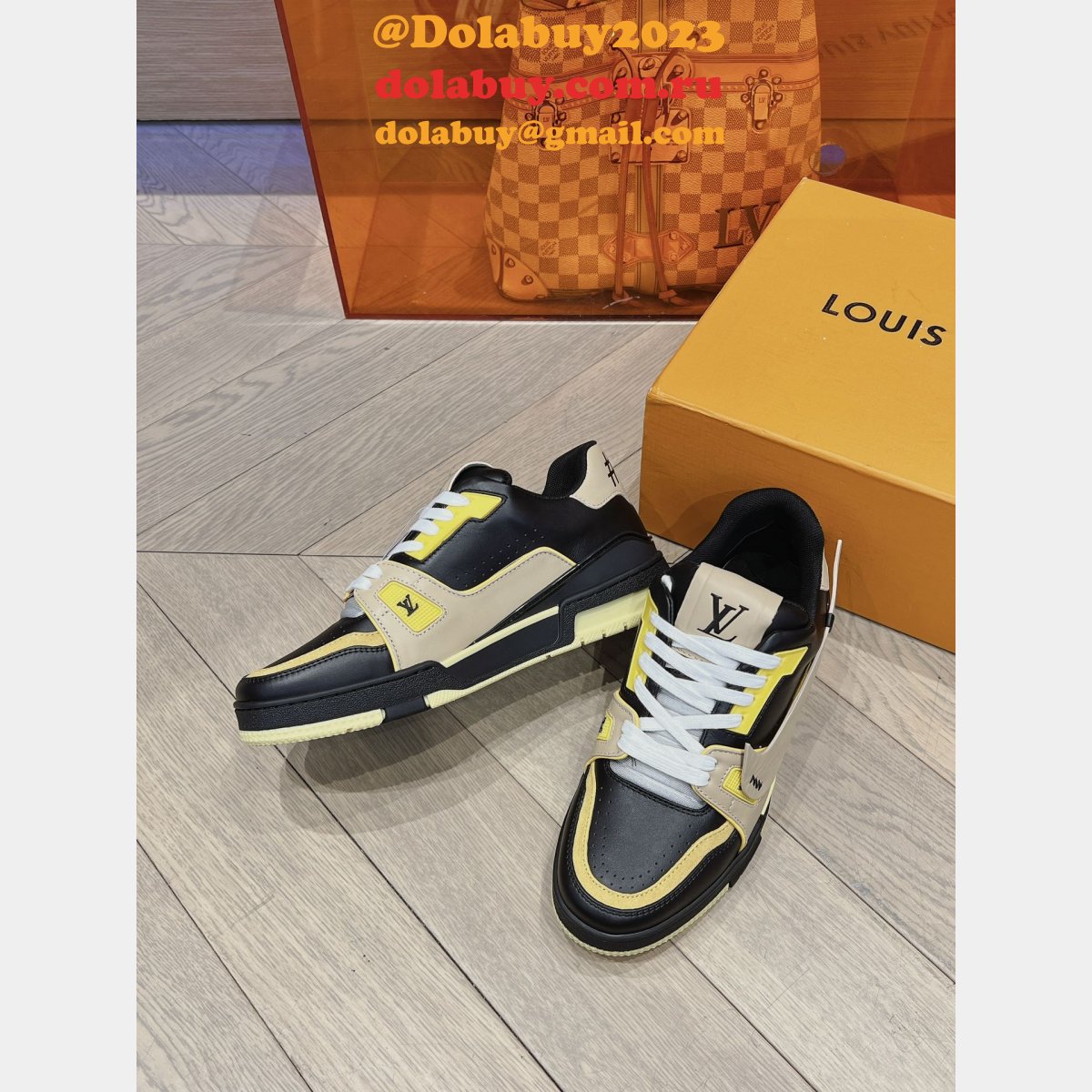 High Quality Replica US Louis Vuitton Trainer Sneaker Shoes