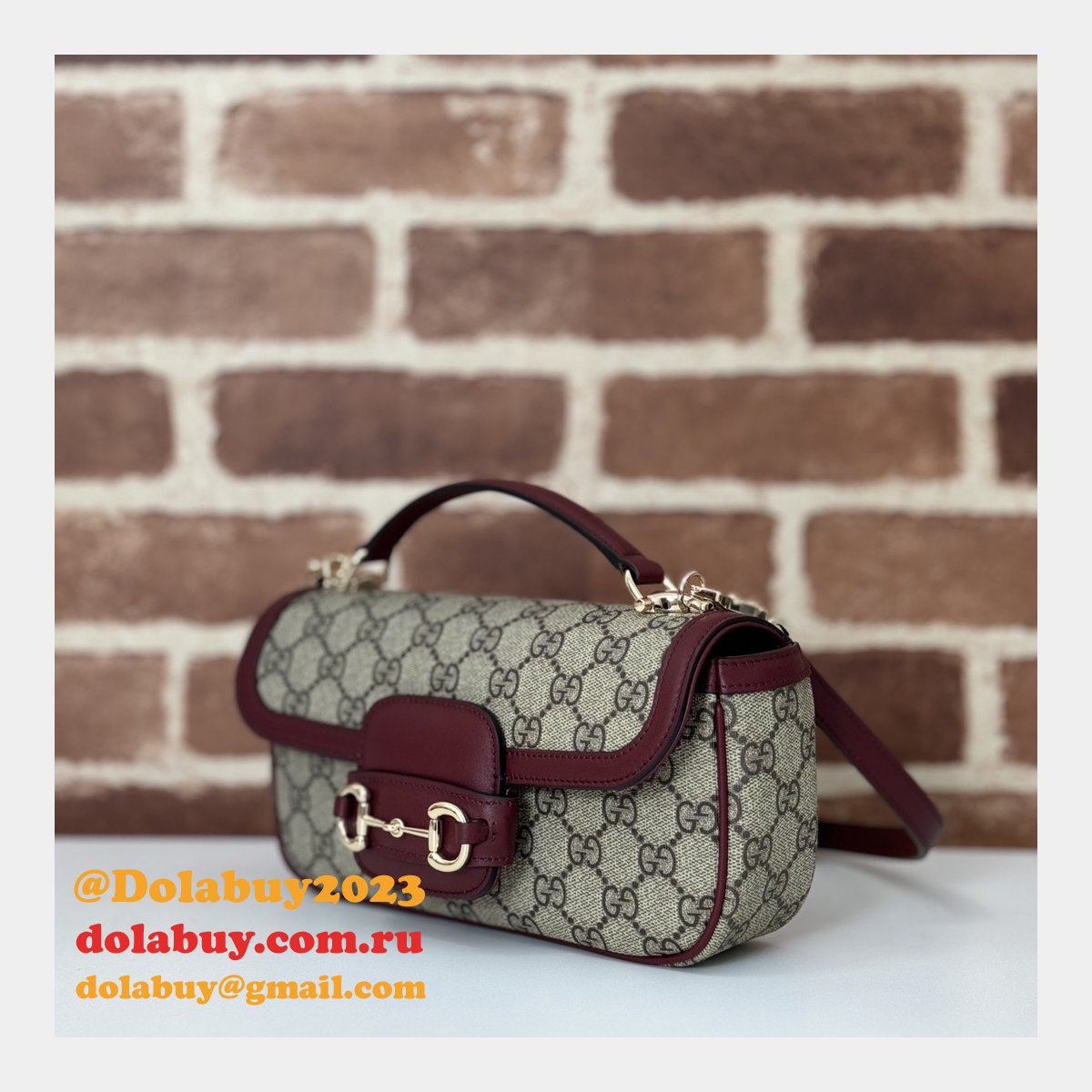 designer G*u*i horsebit duplicate shoulder 815206 7 star bag