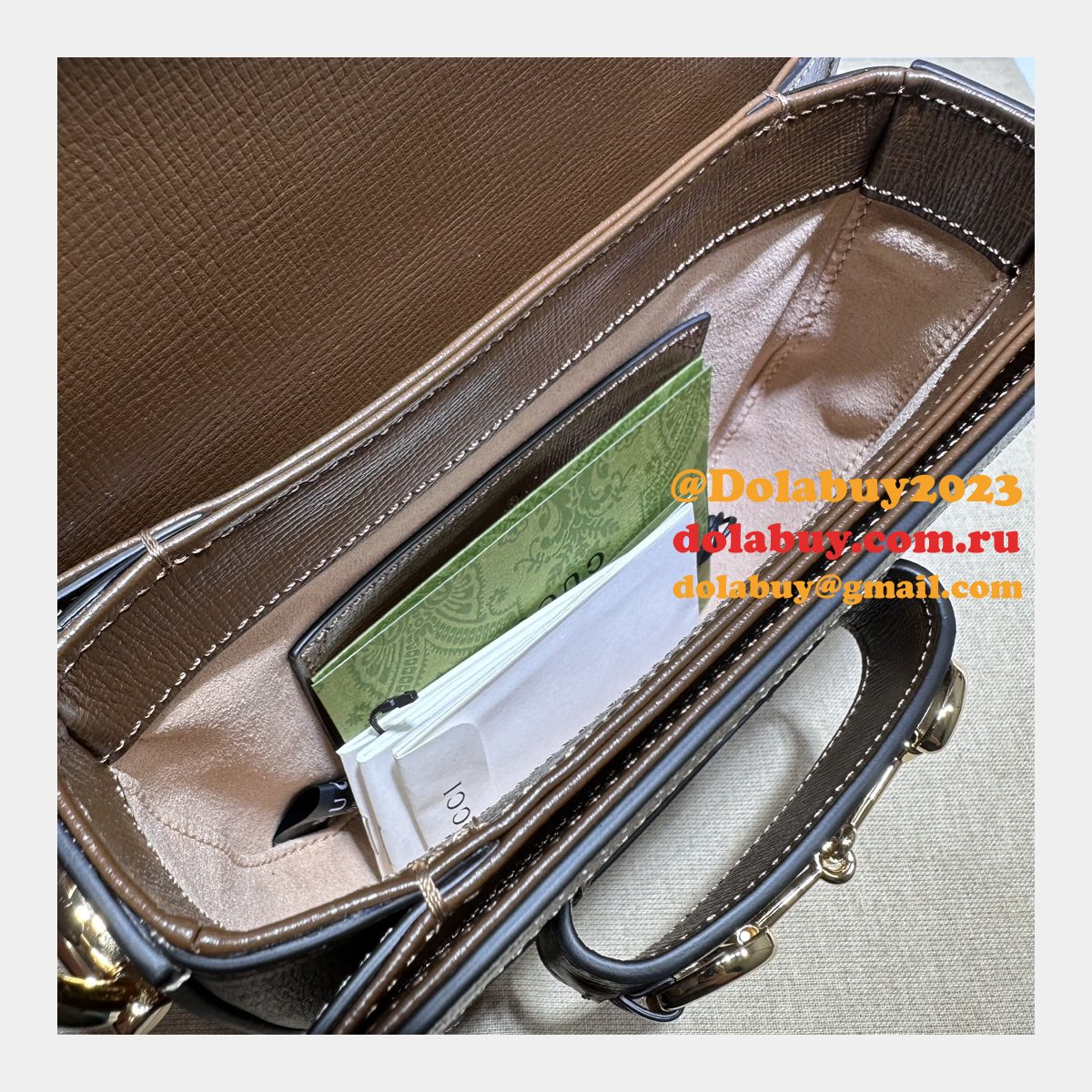 buy aaaa G*u*i 760191 horsebit rounded fake designer bags