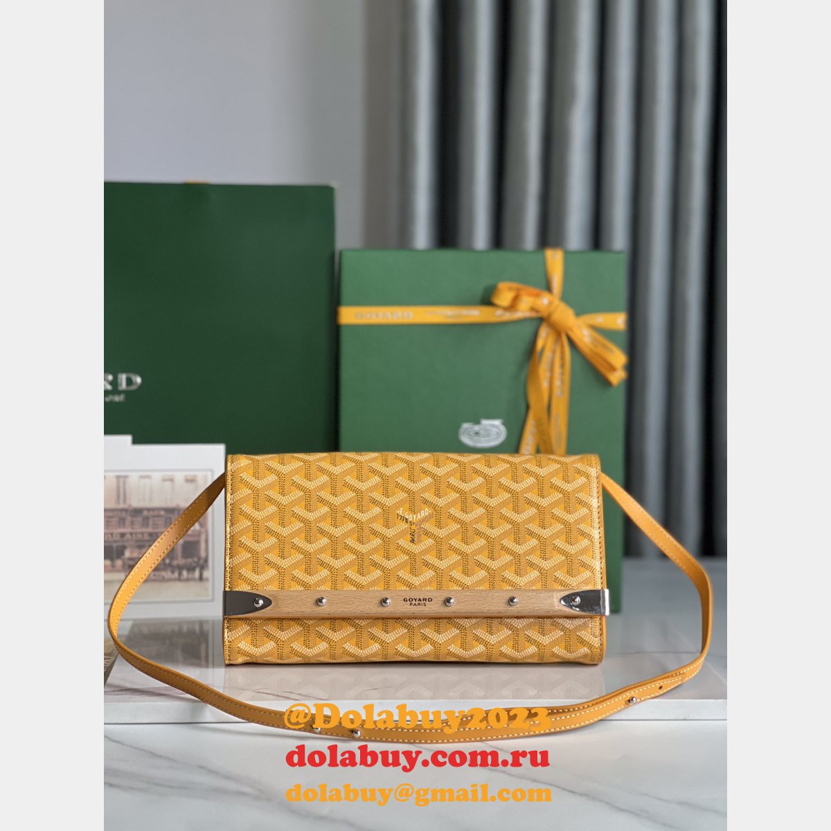 Monte-Carlo 020178 Designer Goyard Clutch Fashion Replica Bag