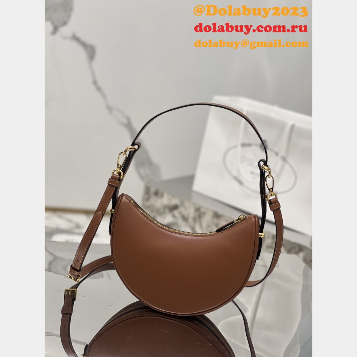 Prada High Quality Moon Hobo handbag