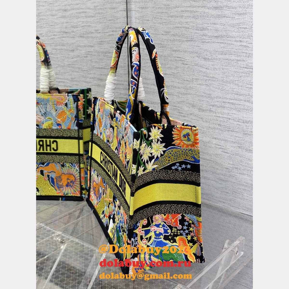 Designer Replica Dior Book Tote 36/41.5CM Fake Purses
