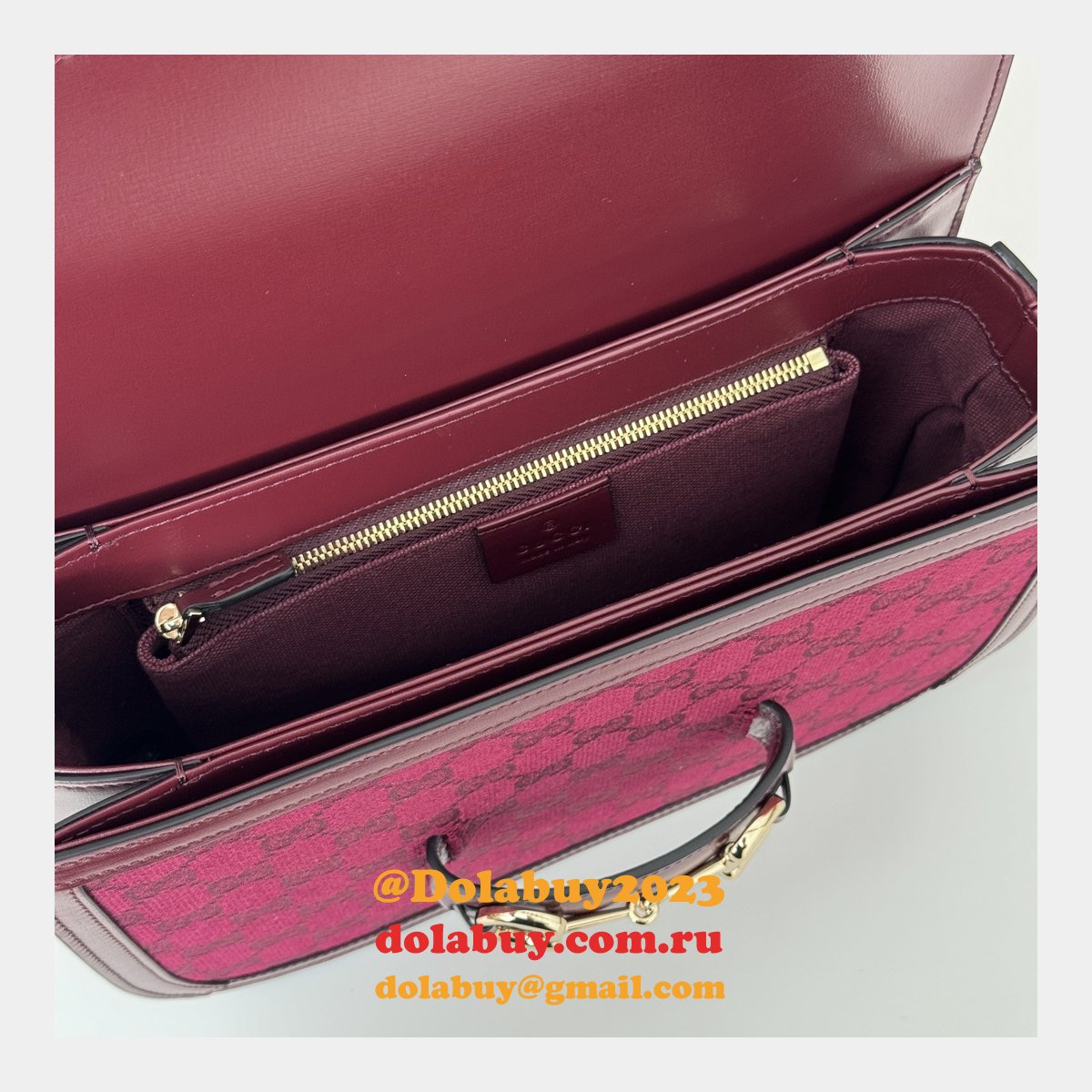 gg supreme 602204 red 602204 replicas G*u*i 1955 horsebit bags