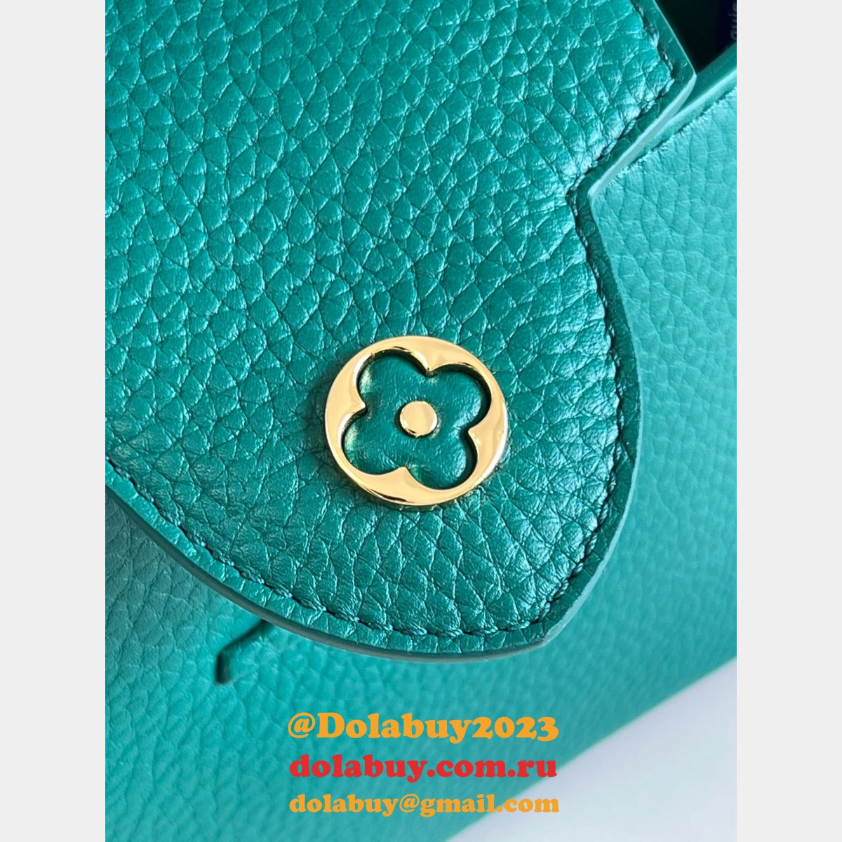 Louis Vuitton Wholesales Replica M59434/M59433 Capucines Green Bag