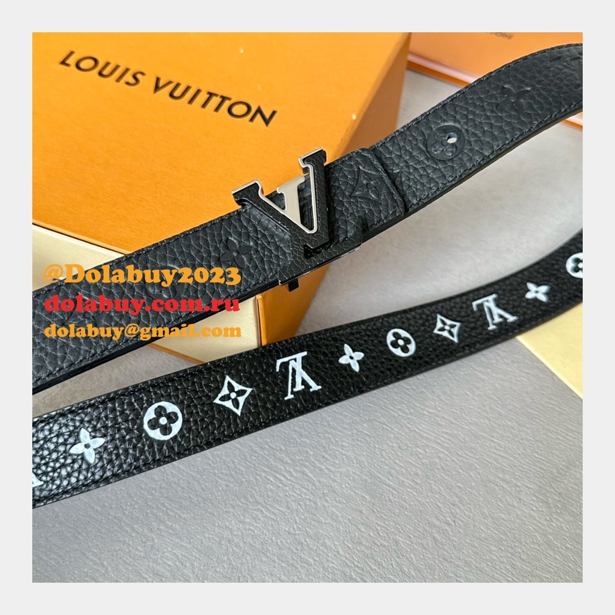 Duplicate LV Iconic 30mm Reversible Belt