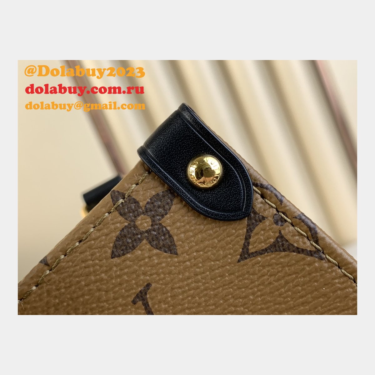 Perfect Louis Vuitton Inspired M47199 Shop OnTheGo Bag