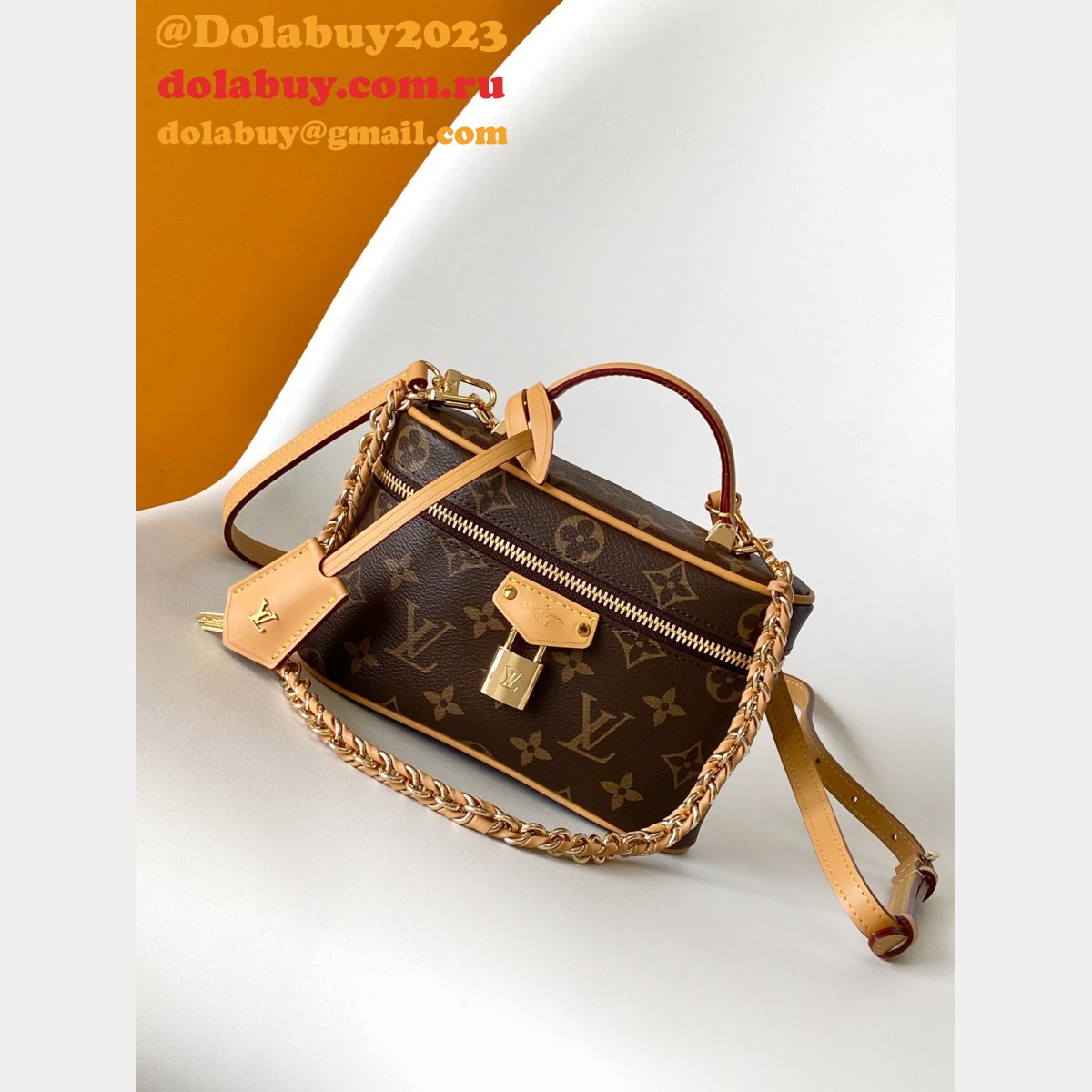 Fashion Louis Vuitton M47125 Vanity Chain POUCH