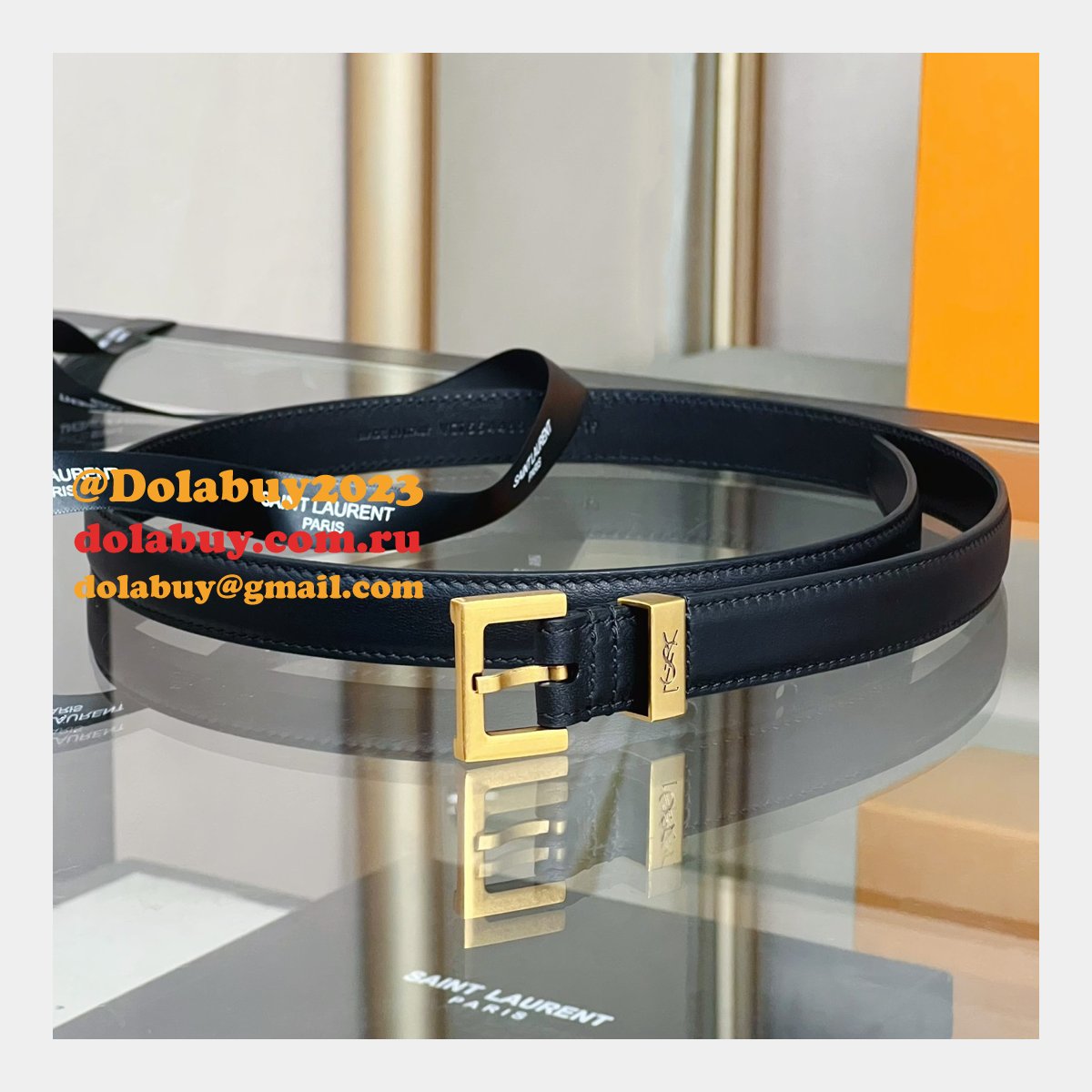 High Quality SAINT LAURENT REPLICAS BELT 20/30MM ONLINE