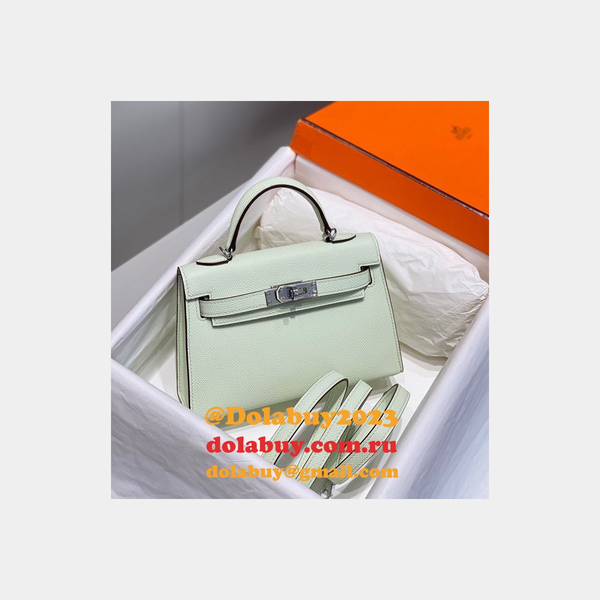 Hermes Outlet Epsom Kelly 19/25/28CM 1:1 Replica Bag