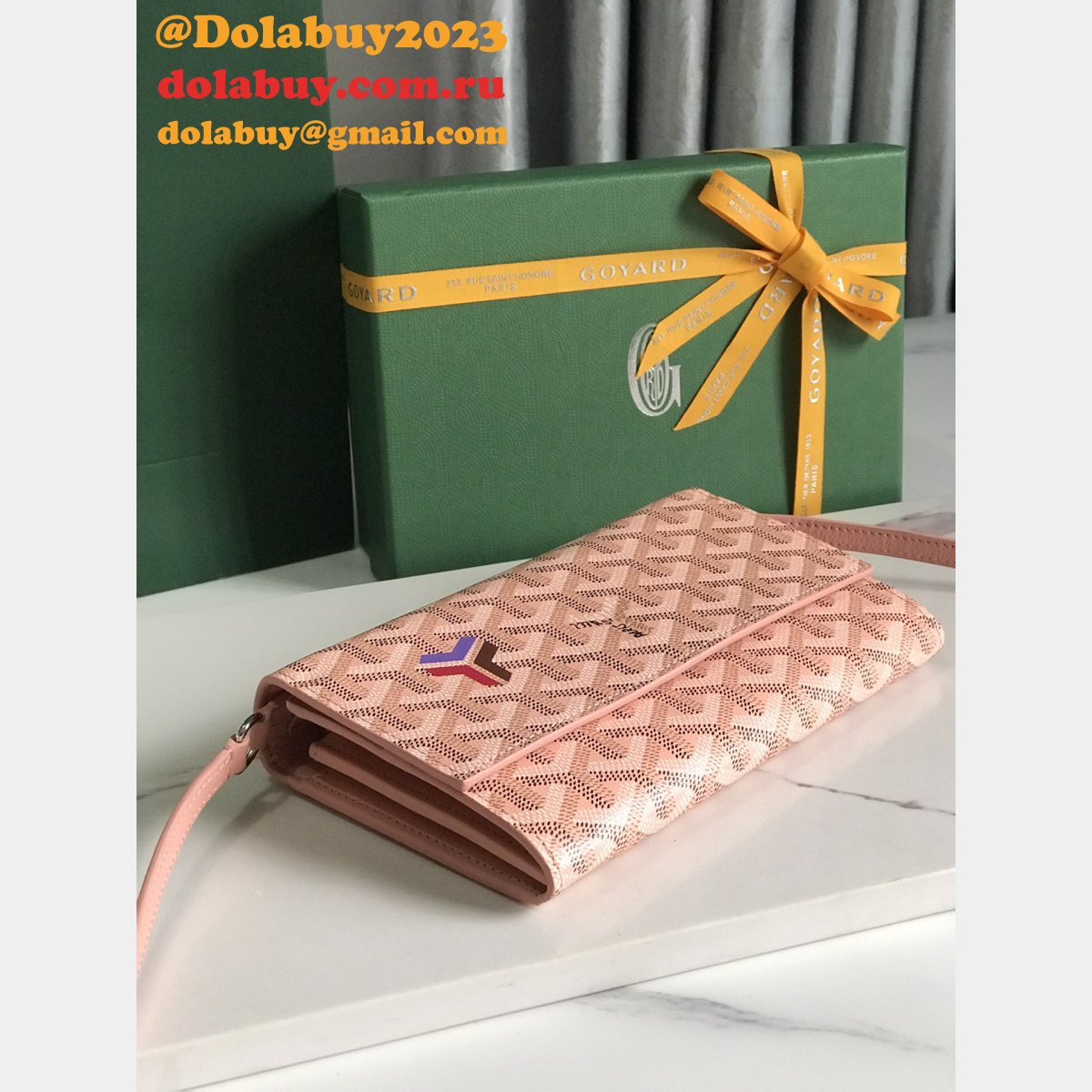 1:1 Mirror Goyardine 02019 Goyard Varenne Replica Wallet