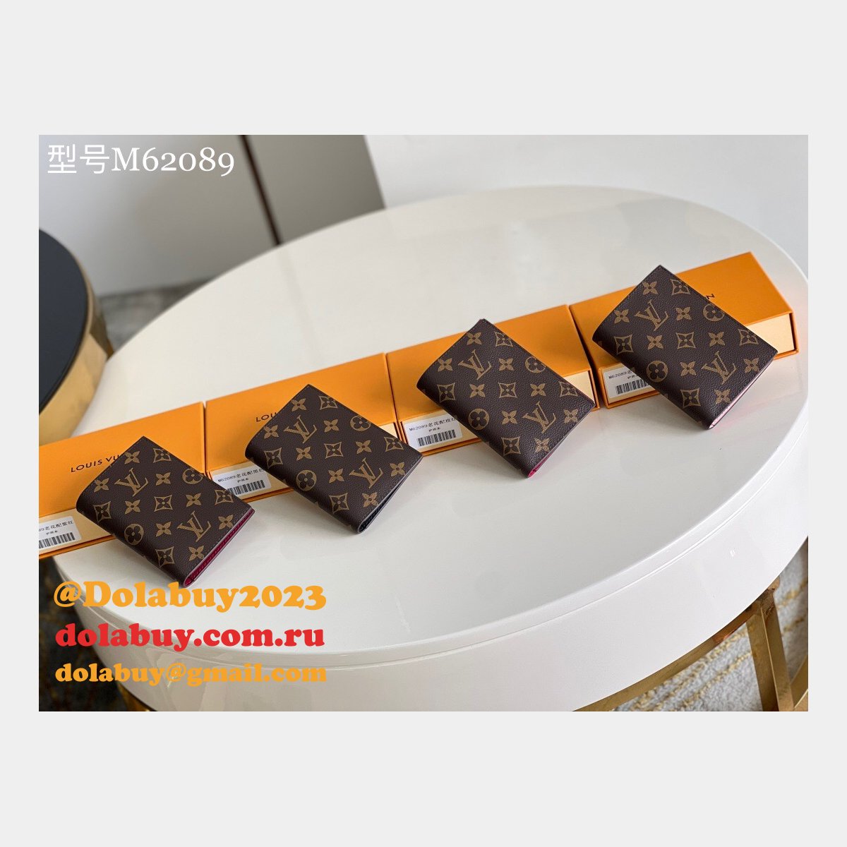 Louis Vuitton Copy Travel M62089 Passport Cover Monogram Canvas