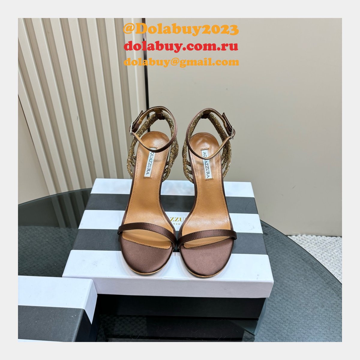 Top Quality AAA+ Aquazzura High-heeled Sandals 10CM