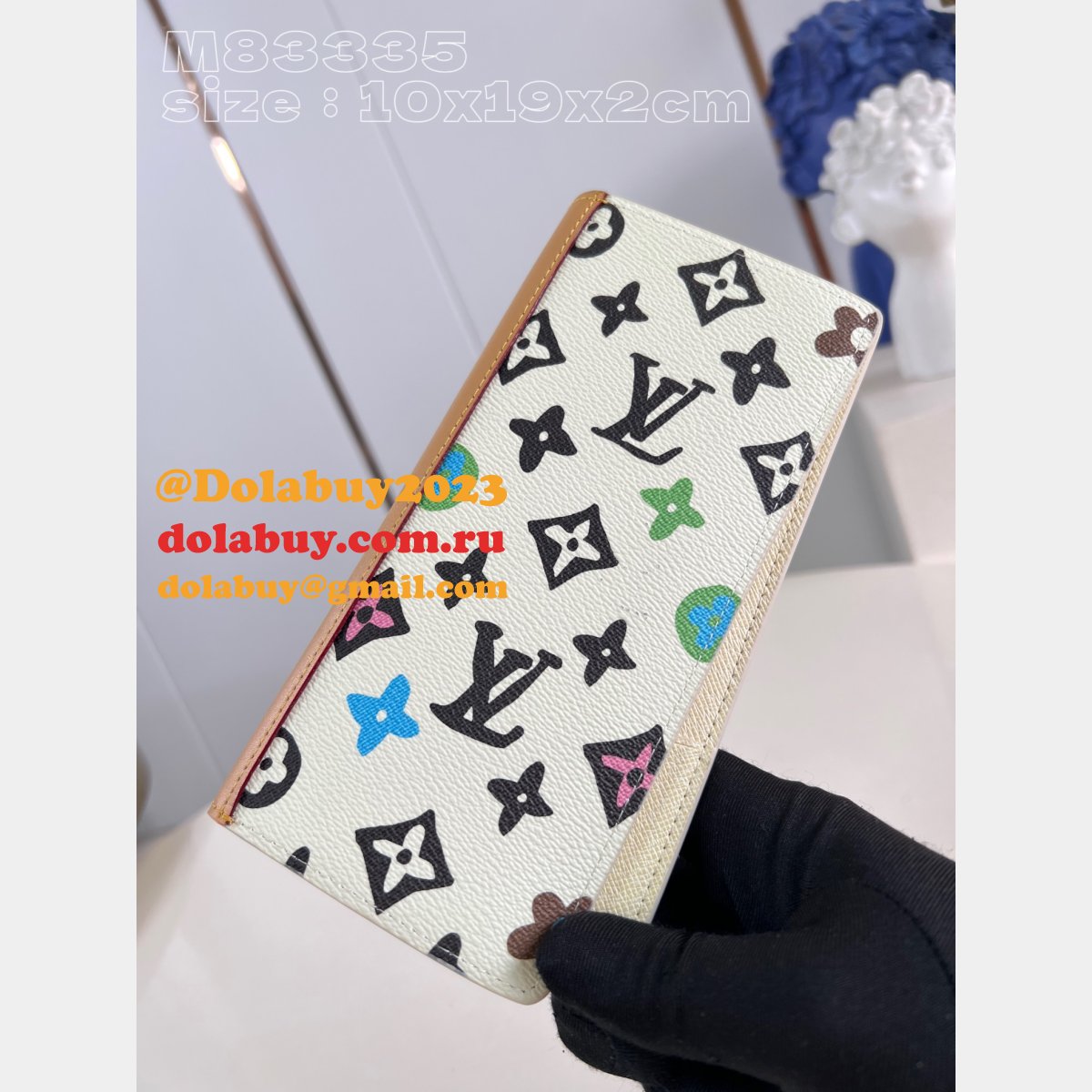 LVS Replica M83337/M83334/M83335 Brazza Pocket Organizer Multiple Wallet