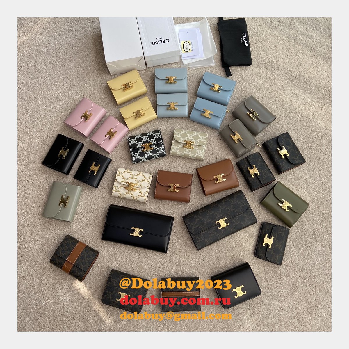 More Best The Replica Celine Wallets Online Store