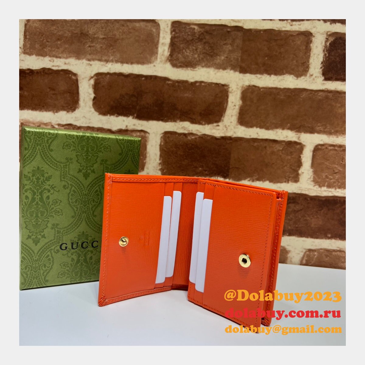 G*u*i buy horsebit 1955 card case wallet compact 621887 fashion