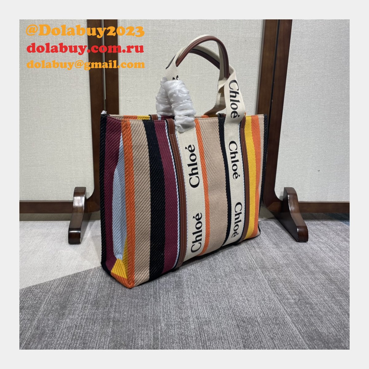 Top Quality Chloe Woody Rainbow Designer Bag