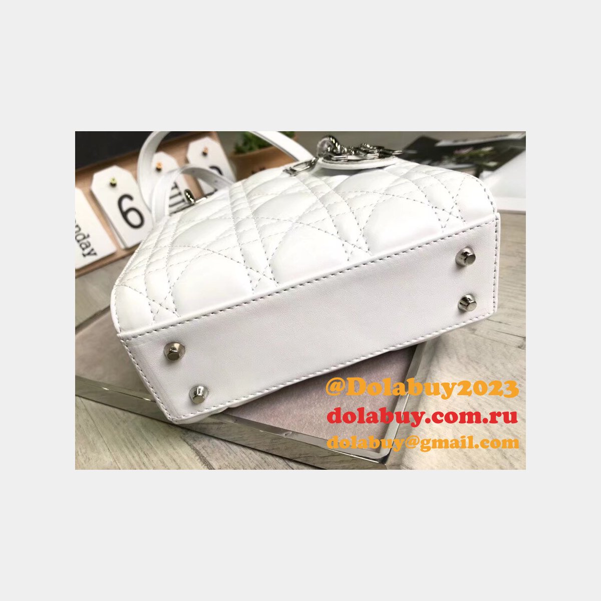 AAA+ Christian Lady Dior Handbags Online Purchase MINI 17CM