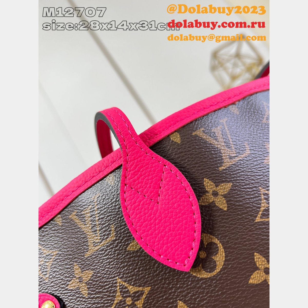 Louis Vuitton Neverfull Bandouliére Wholesale M12707 Bag