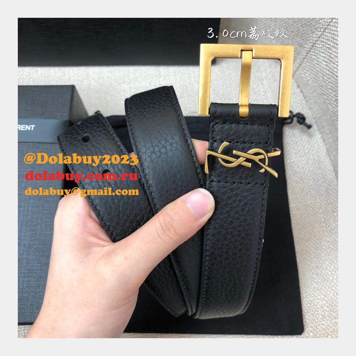 Top Quality UK Inspired SAINT LAURENT REPLICAS BELT