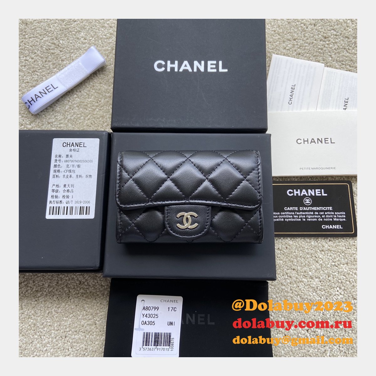 Wholesale CC Best Card Holder A80799 black color