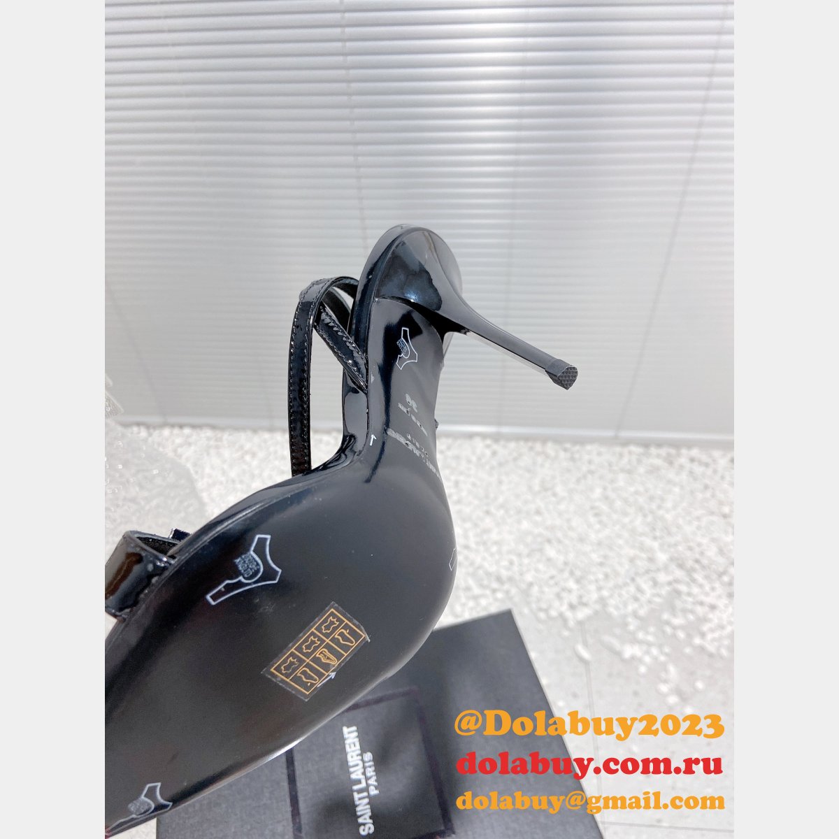 Replica YSL High Heel Sandals Wholesale AAA+ Shoes