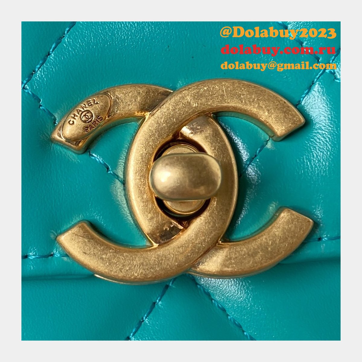 Duplicate AS2615 Vintage Flap 1:1 Mirror Top Quality Bag