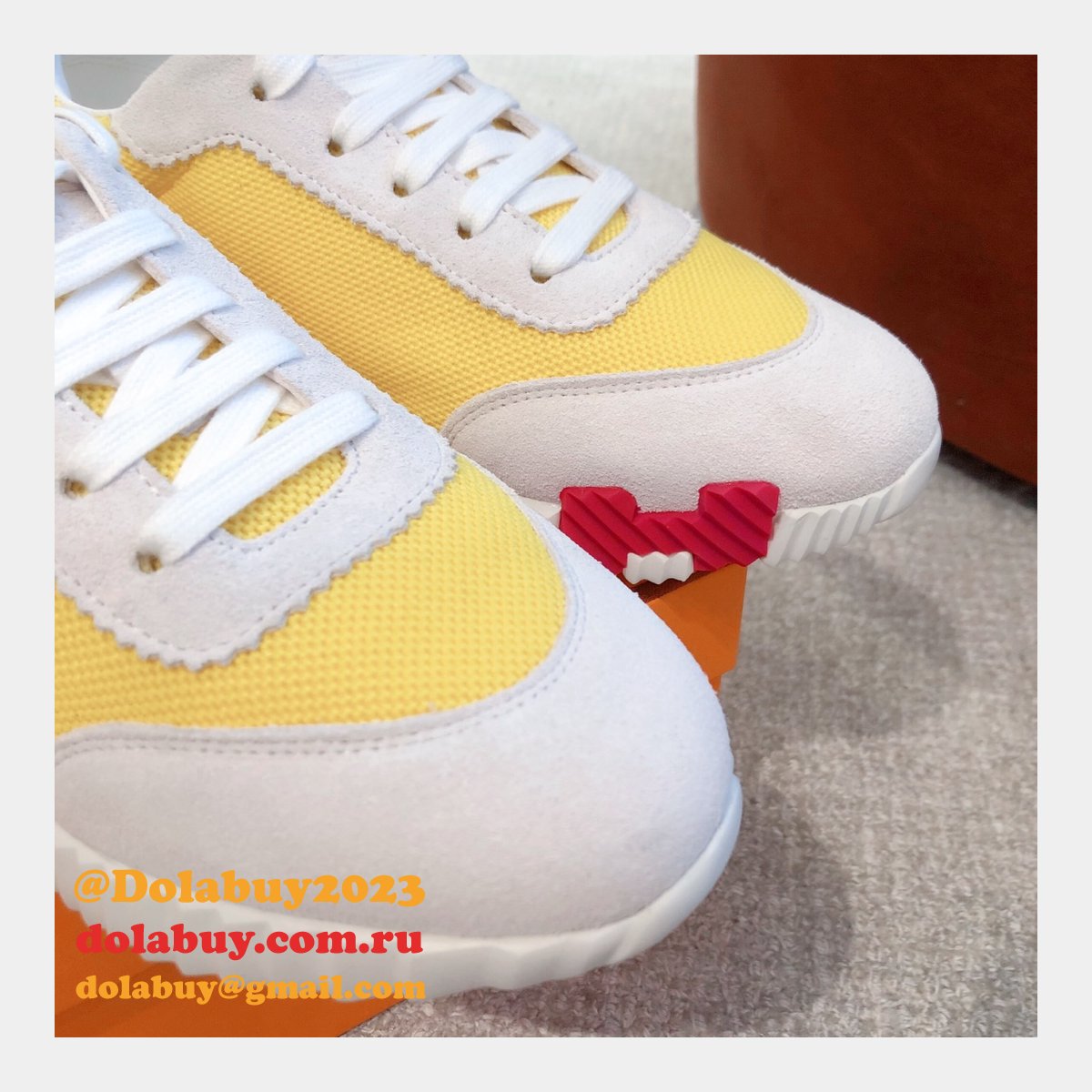 Top Quality Hermes Replica Real Luxury Sneaker Design Shoes