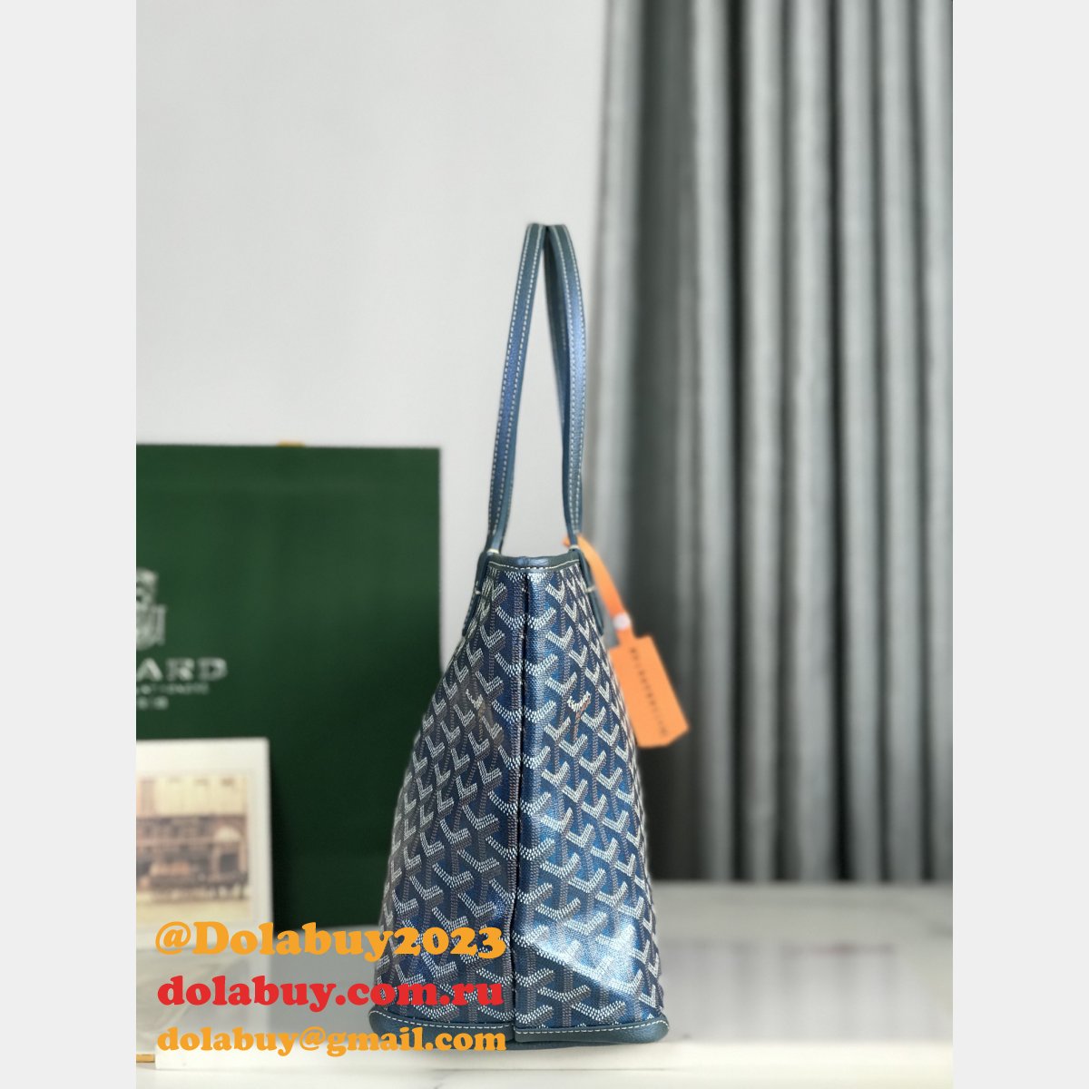 Luxury Goyard Saint Louis PM 020191 Pearlescent Tote Bag
