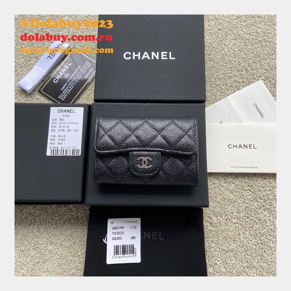 Wholesale CC Best Card Holder A80799 black color