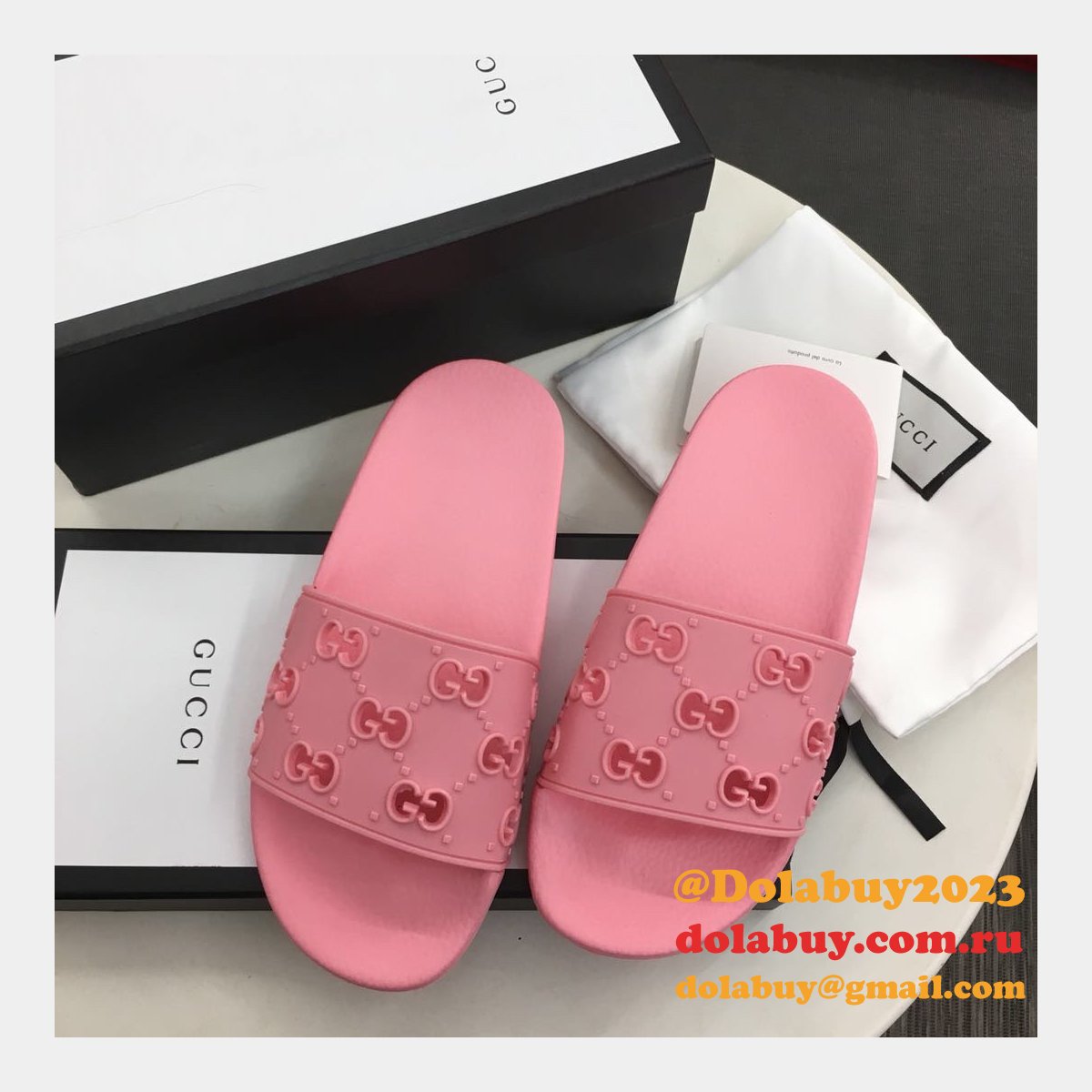 replica G*u*i lazy slippers