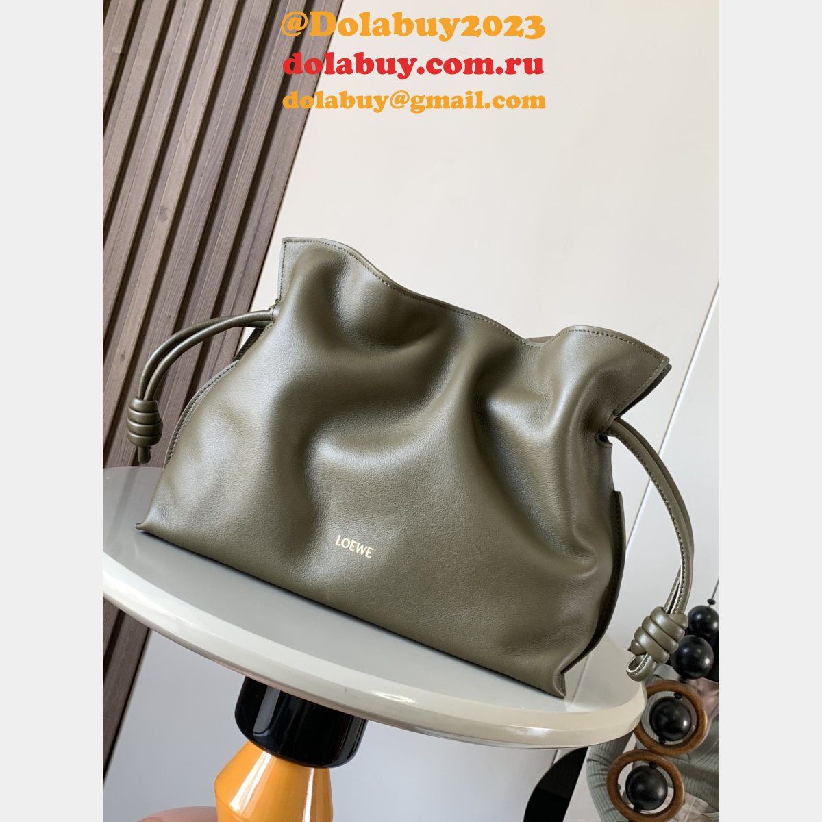 Top Quality LOEWE Medium Flamenco Clutch In Nappa Calfskin 30CM