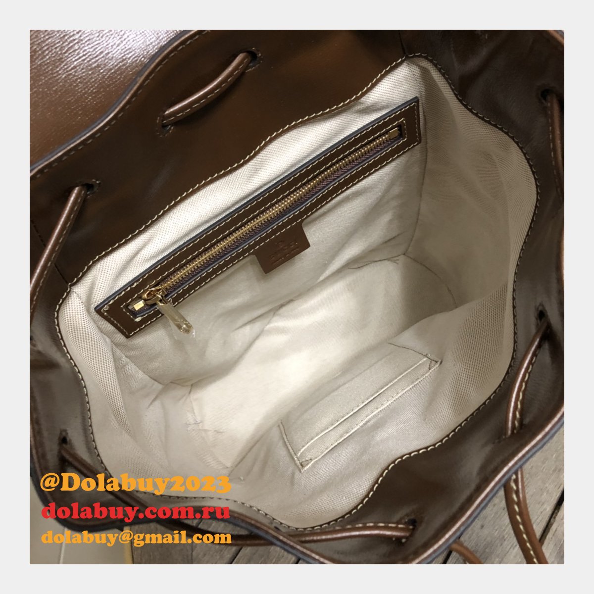 designer G*u*i replica horsebit 1955 backpack beige 620849 bag