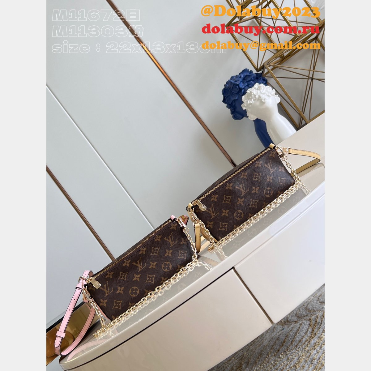 Bloom Pouch Monogram M11303/M11672 Fake Louis Vuitton High Bag