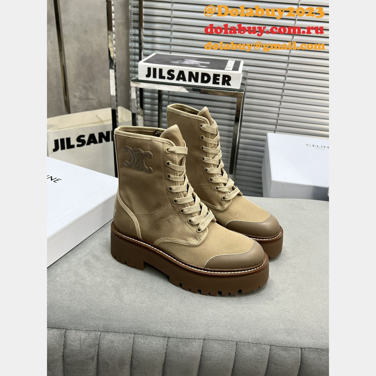 Triomphe Boots 1:1 Luxury Celine Replica Luxury Shoes