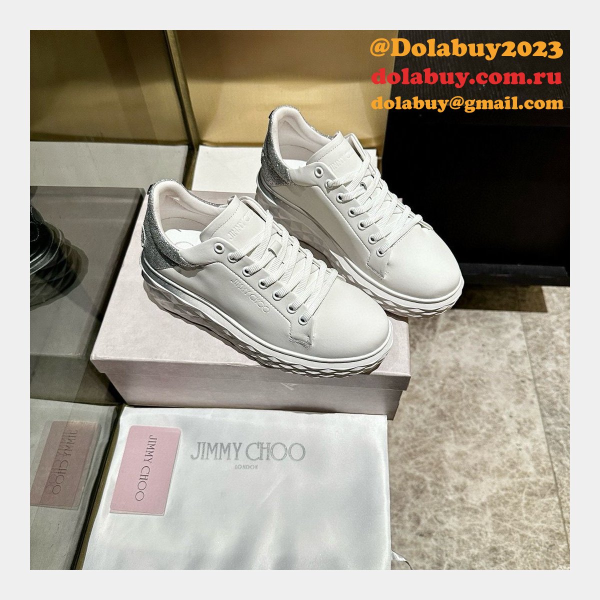 Designer Jimmy Choo Luxury Casual 7 Star Replica Shoes